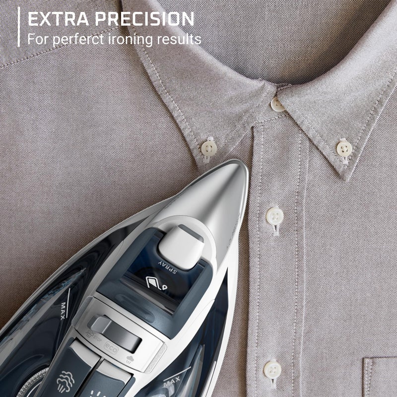 Rowenta Iron Steamer for Clothes, Focus Stainless Steel Soleplate, 400 Microsteam Holes, Powerful Steam Iron, Lightweight, Leakproof, 1725 Watts - Image 3