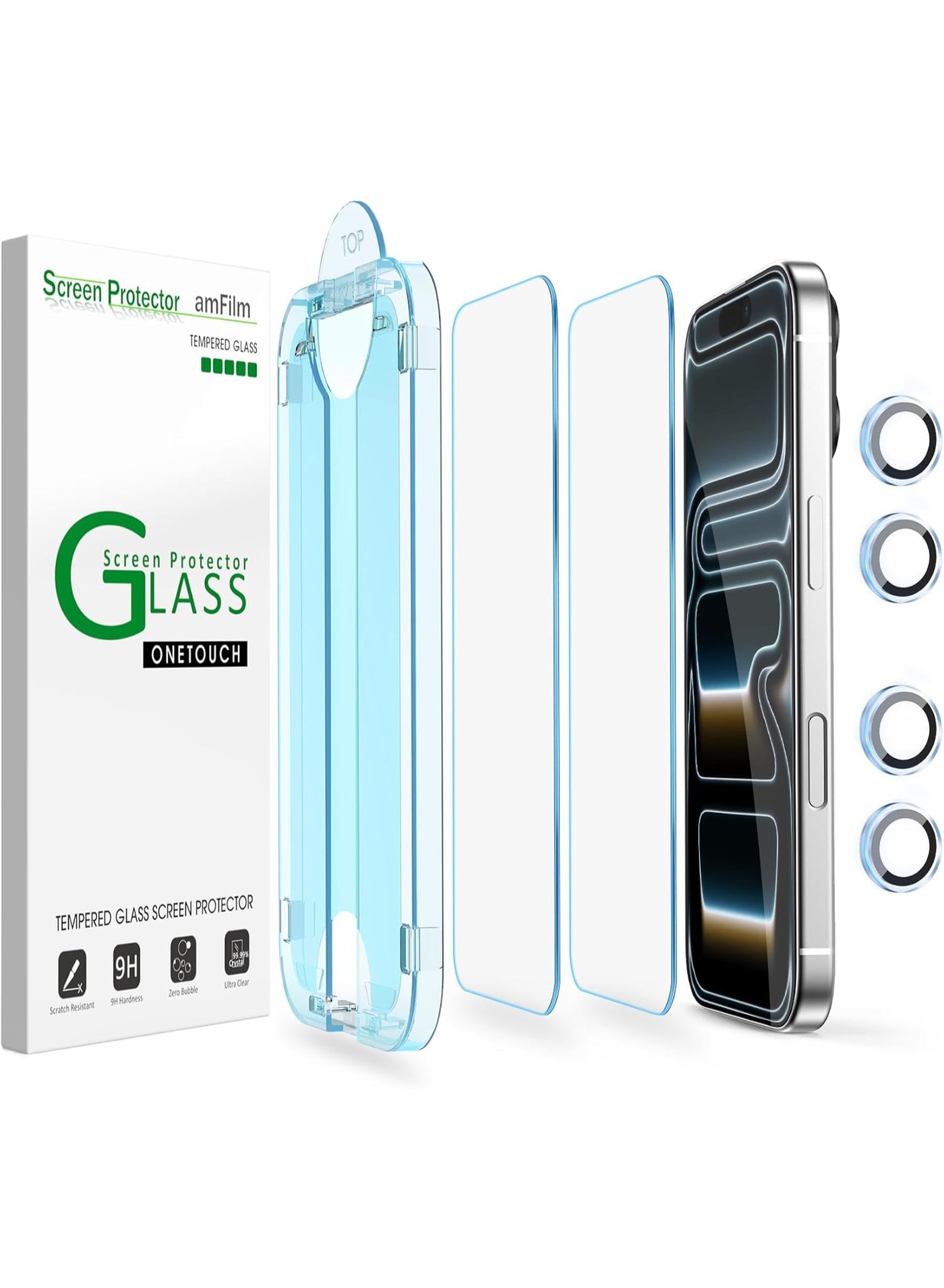 إيه إم فيلم Amfilm iPhone 17 Pro Screen Protector 6.3 inch