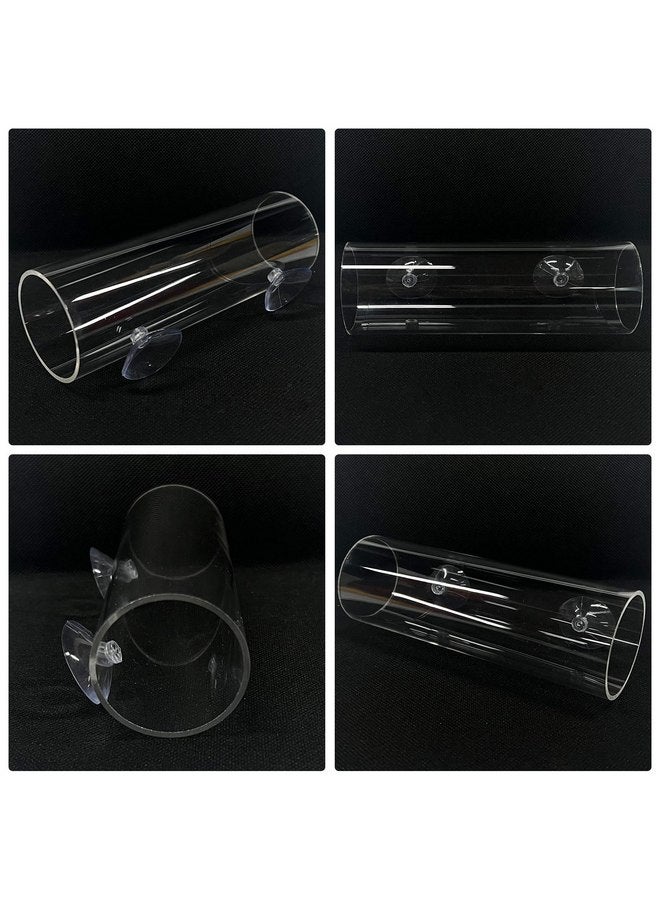 Rainmae Rainmae Betta Fish Toys, Betta Fish Acrylic Tube Tunnel, Hole Hollow Betta Fish cave, Safer for Small Fish Shrimp Betta Guppies, Aquarium Decor Fish Tank Accessories Decorations Hideout Tube  - Image 2