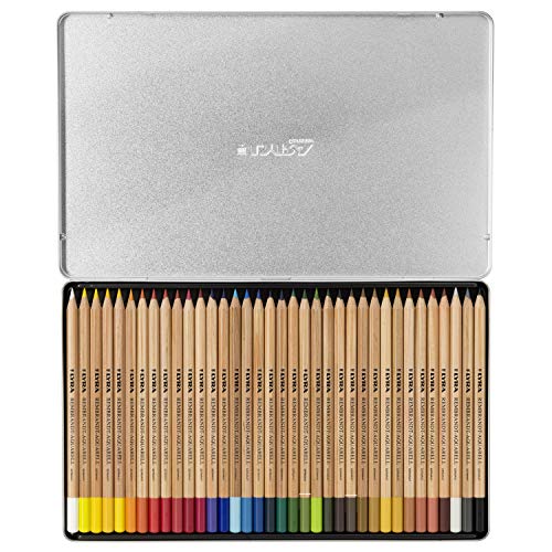 Lyra Rembrandt Aquarell Watercolor Pencils - 36 Vibrant Professional Watercolor Pencils for Artists and Students of All Ages - Water Color Pencils for Painting Drawing and Watercolor Effects - Image 2