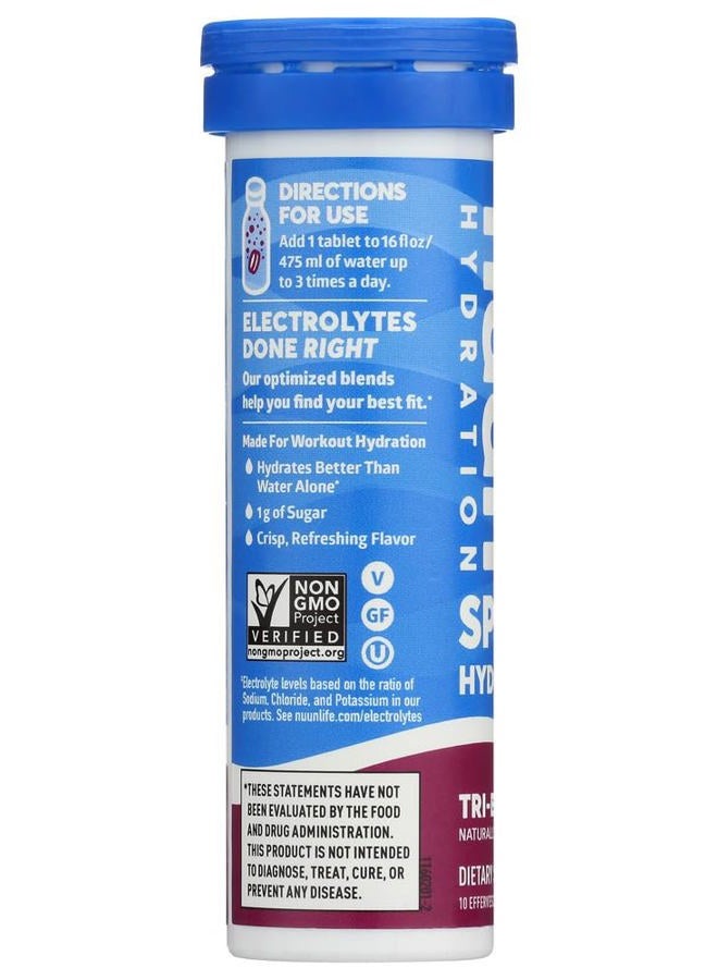 Nuun Active: Tri-Berry Electrolyte Enhanced Drink Tablets (6-Pack of 10 Tablets) - Image 2