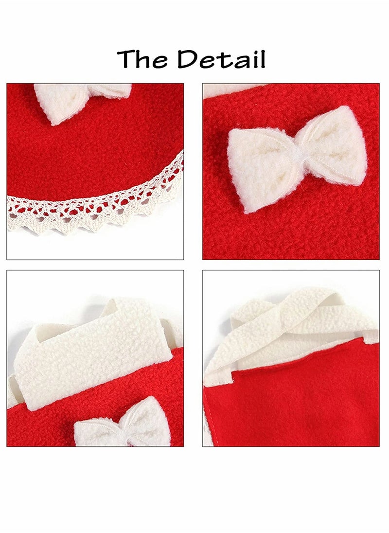 SYOSI - Hamster Clothes, Mini Animal Skirts with Bow Lace, Adjustable Cotton Universal Pet Fashion Clothes for Birthday Festive Dressing (2 Pcs) - Image 1