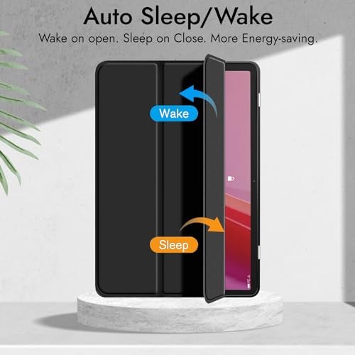 Robustrion Cover for Lenovo Tab M11 Cover Case, Flip Cover with Pencil Holder for Lenovo Tab M11 Tablet 11 inch [ Auto Sleep Wake Support] - Black - Image 3
