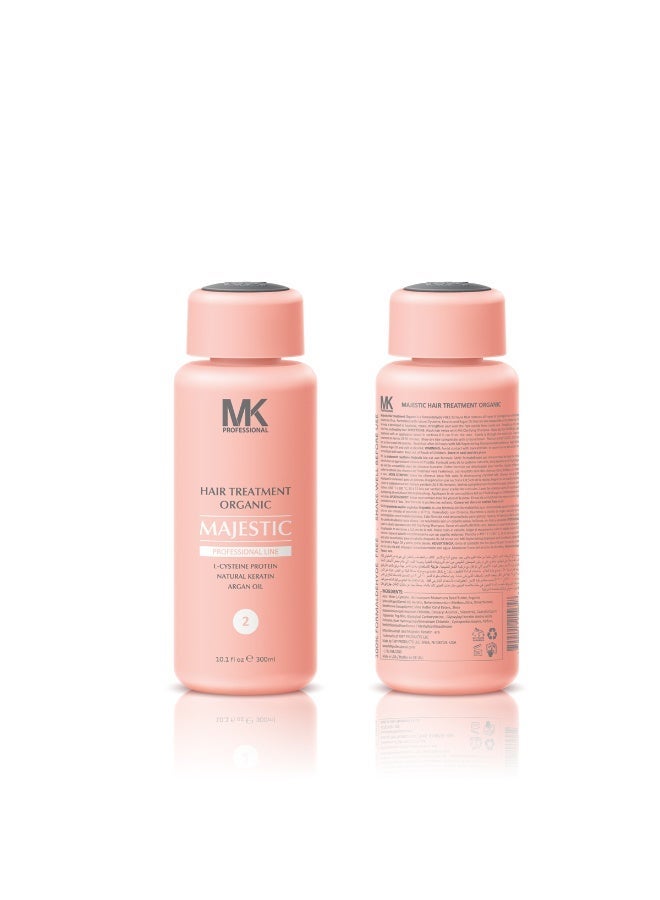 MAJESTIC MK PROFESSIONAL KERATIN Organic Hair Treatment Complete 4 product Kit, 300 ml - Image 3