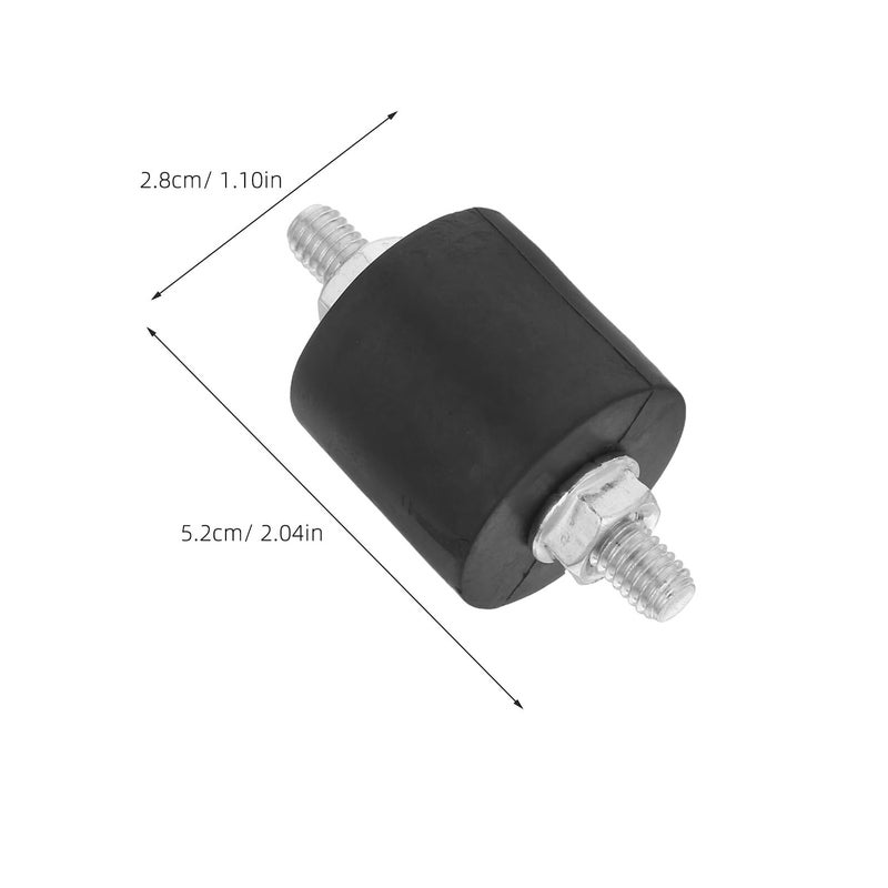 4 Pcs M8 Vibration Absorber Mounts with Nuts Industrial Shock Resistant Feet for Compressor Noise Reduction - Image 3