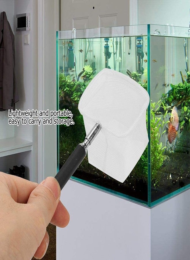 فديت صنارة صيد صغيرة قابلة للتعديل من Fdit لروبيان أحواض السمك، قابلة للتمديد من 20 إلى 57.5 سم (أسود) - Image 5