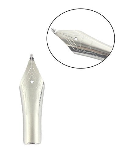 Gullor 5PCS Fountain Pen Nibs Fit Jinhao 250/301/500/5099/8802/9009/5000, Silver, Bent Nib - Image 2
