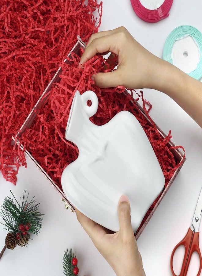 mxxkms 2.2 LB Red Crinkle Paper Filler - Shredded Paper for Gift Baskets, Birthdays, Weddings, Christmas, and Craft Projects - Plenty of Fill to Stuff Packaging - Image 2