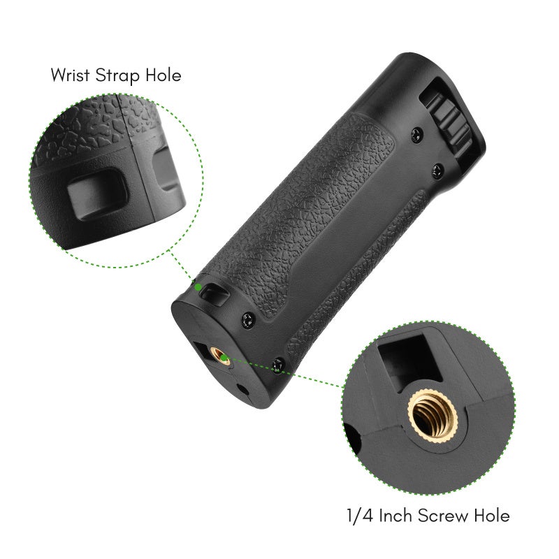 UURig Universal Ergonomic Camera Handle Grip Portable Photography Handheld Stabilizer with 1/4 Inch Screw for DSLR Mirrorless Camera Sports Camera Video Light Vlog Video Recording - Image 2