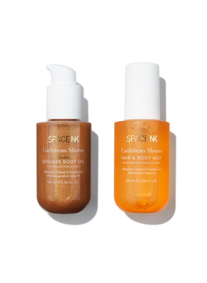 Space NK Caribbean Shores Glow Rituals Duo Set 200ML 2*100ml - Image 3