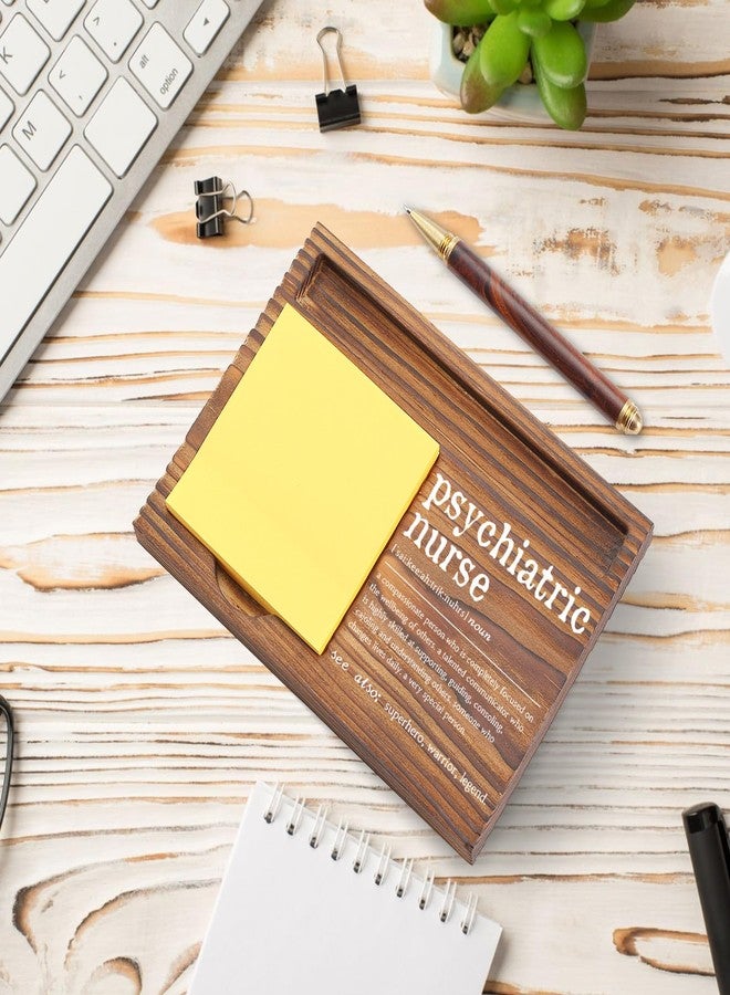 YODOCAMP Psychiatric Nurse Appreciation Gifts Sticky Note Holder, Thank You Gift Future Psych NP Assistant Students Grad Week Gifts Self-Stick Note Pad Holders for Psych Nurse Pharmacy Clinic TZP73 - Image 3