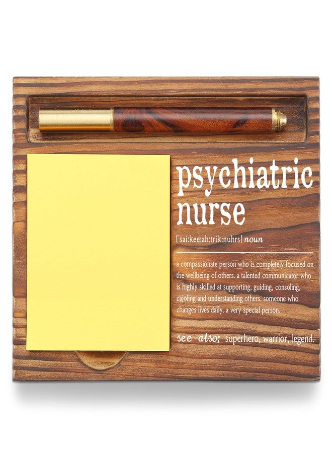 YODOCAMP Psychiatric Nurse Appreciation Gifts Sticky Note Holder, Thank You Gift Future Psych NP Assistant Students Grad Week Gifts Self-Stick Note Pad Holders for Psych Nurse Pharmacy Clinic TZP73 - Image 1