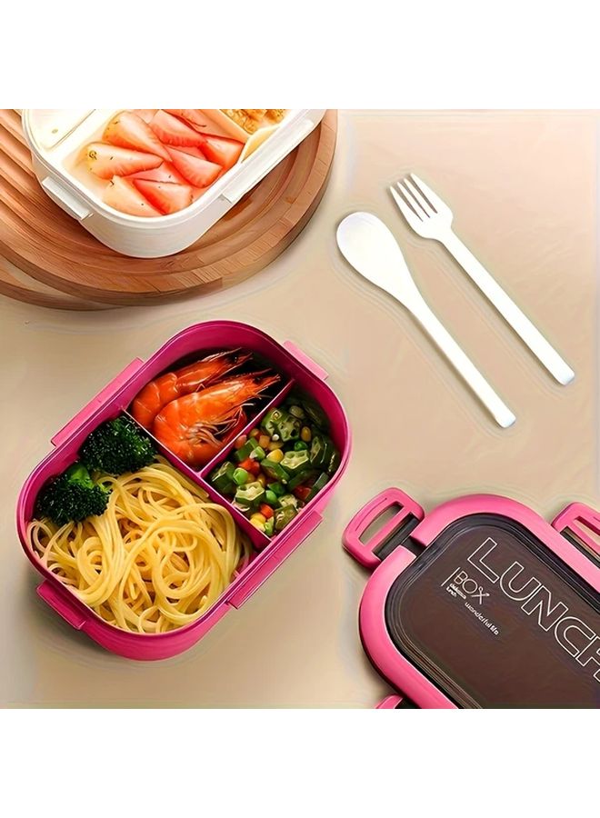 Sky Microwaveable Bento Box Leak Proof Lunch Container With Handle And Utensil Set - Image 4