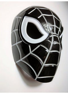 Premium Black Spiderman Mask/Venom Mask With Led Eyes That Light Up! (Batteries Included)  - Image 4