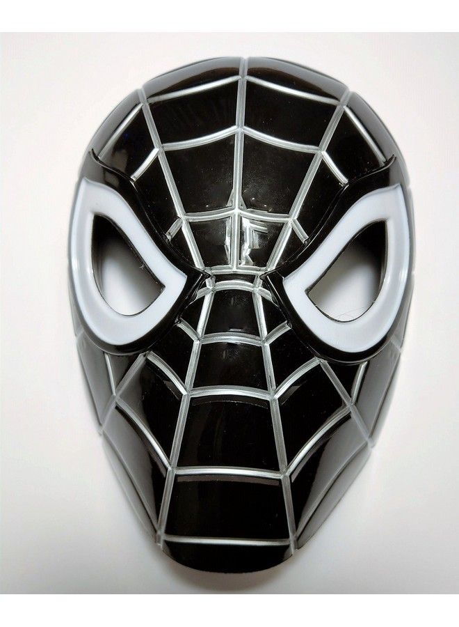 Premium Black Spiderman Mask/Venom Mask With Led Eyes That Light Up! (Batteries Included) - Image 3