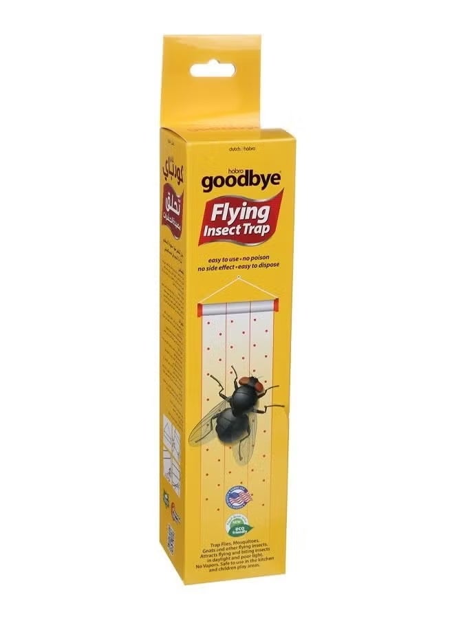 جرين تايجر شريط لاصق لصيد الحشرات الطائرة - آمن وغير سام لصيد الذباب والبعوض - Image 1