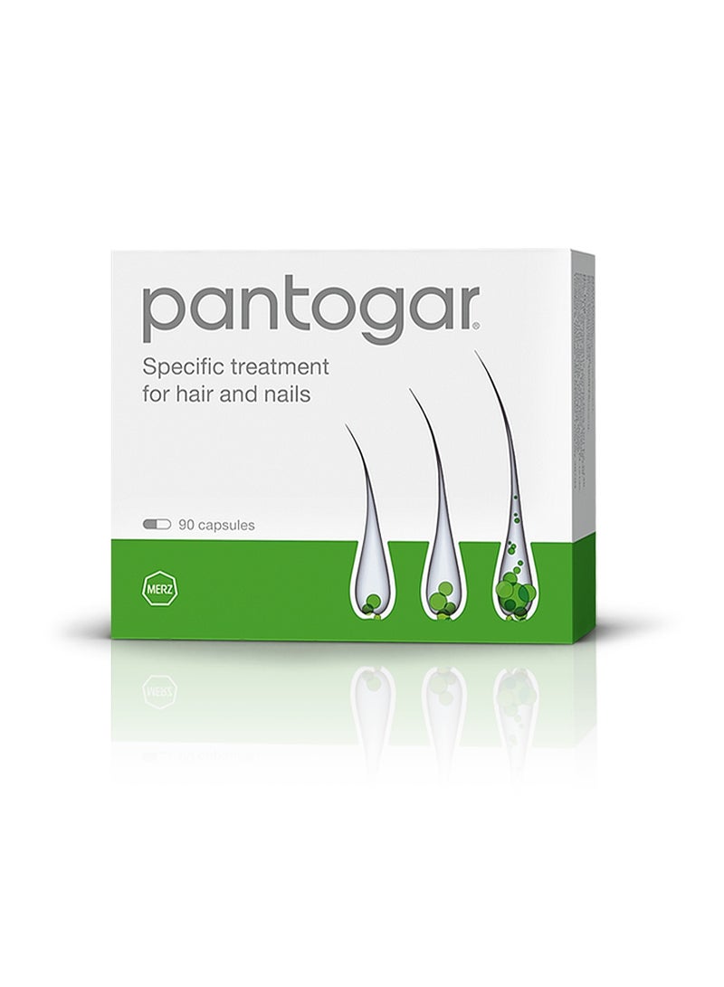 بانتوجار مكمل للشعر و الأظافر 90 كبسولة
