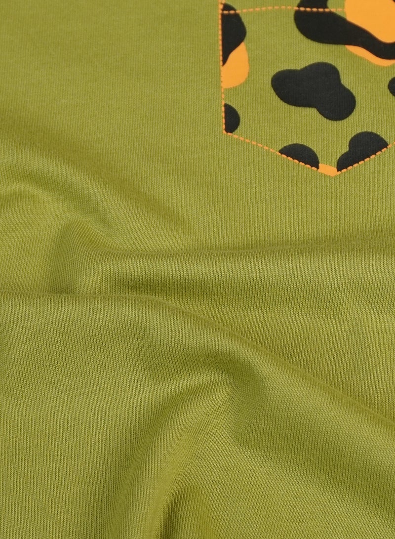 Y&CO Cheetah Pocket TShirt - Image 4
