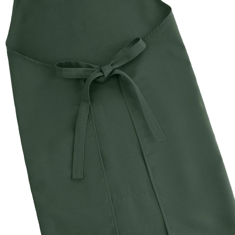 LOYGLIF Apron for Men Women with Adjustable Straps and Large Pockets, Canvas Cotton Cooking Kitchen Chef Bib Aprons Waterproof Green - Image 5