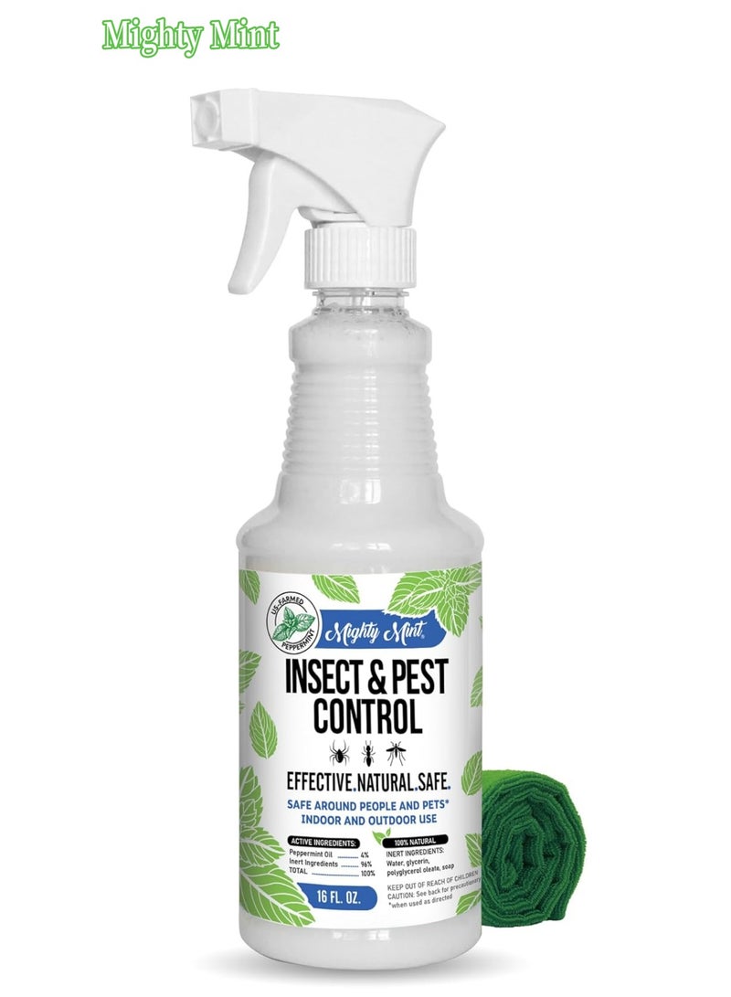 Mighty Mint 16 oz Peppermint Oil Insect & Pest Spray - for Spiders, Ants, and More - Image 1