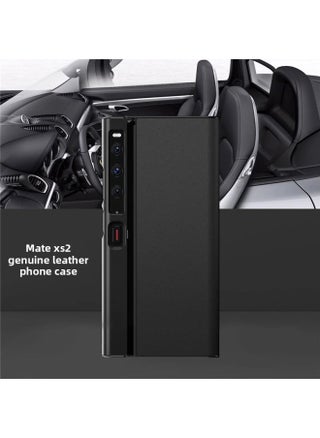 For Glory V Purse Phone Case Folding Screen Bracket VPurse Real Layer Cowhide Fur Men's Style-Color:[real Head Layer Kraft Skin Black]]-Applicable Model:For Huawei MateXs2(BX) - pzsku/ZF4B0E152EDDADFA66BA6Z/45/1745993969/df3ee623-13db-4e9b-bc69-0e5366a99797