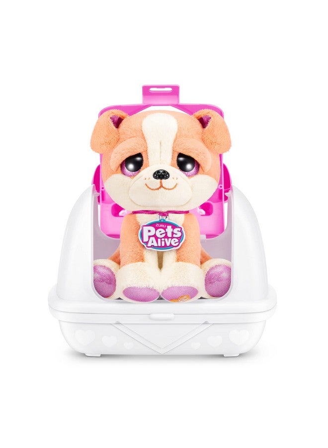 Pets Alive Pets Alive Pet Shop Surprise S3 Puppy Rescue (Bull Dog) by ZURU Surprise Puppy Plush, Ultra Soft Plushies, Compound Surprises Inside, Interactive Toy Pets, Electronic Speak and Repeat - Image 3