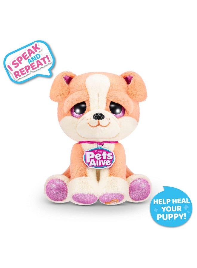 Pets Alive Pets Alive Pet Shop Surprise S3 Puppy Rescue (Bull Dog) by ZURU Surprise Puppy Plush, Ultra Soft Plushies, Compound Surprises Inside, Interactive Toy Pets, Electronic Speak and Repeat - Image 2
