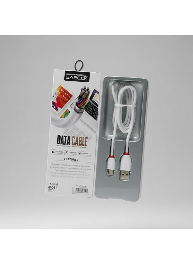 كابل بيانات USB عالي السرعة من النوع C - متين وعالمي للمزامنة/الشحن - Image 2