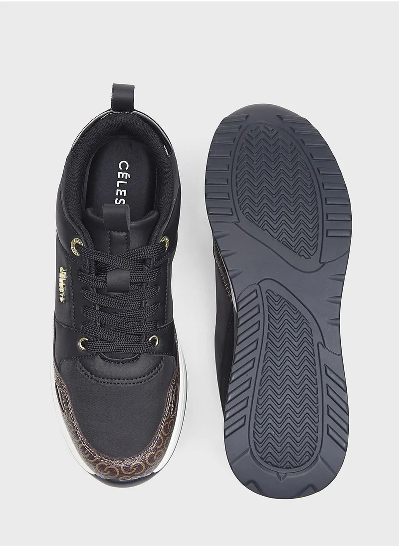 Celeste Lace Up Low Top Sneakers
