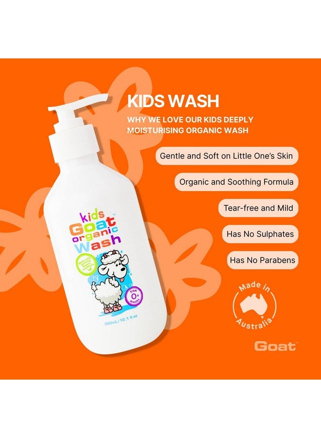 Goat Milk Kids Organic Body Wash: Balance and Moisture for Kids and Babies' Skin, 10.1 Fl oz - Image 2