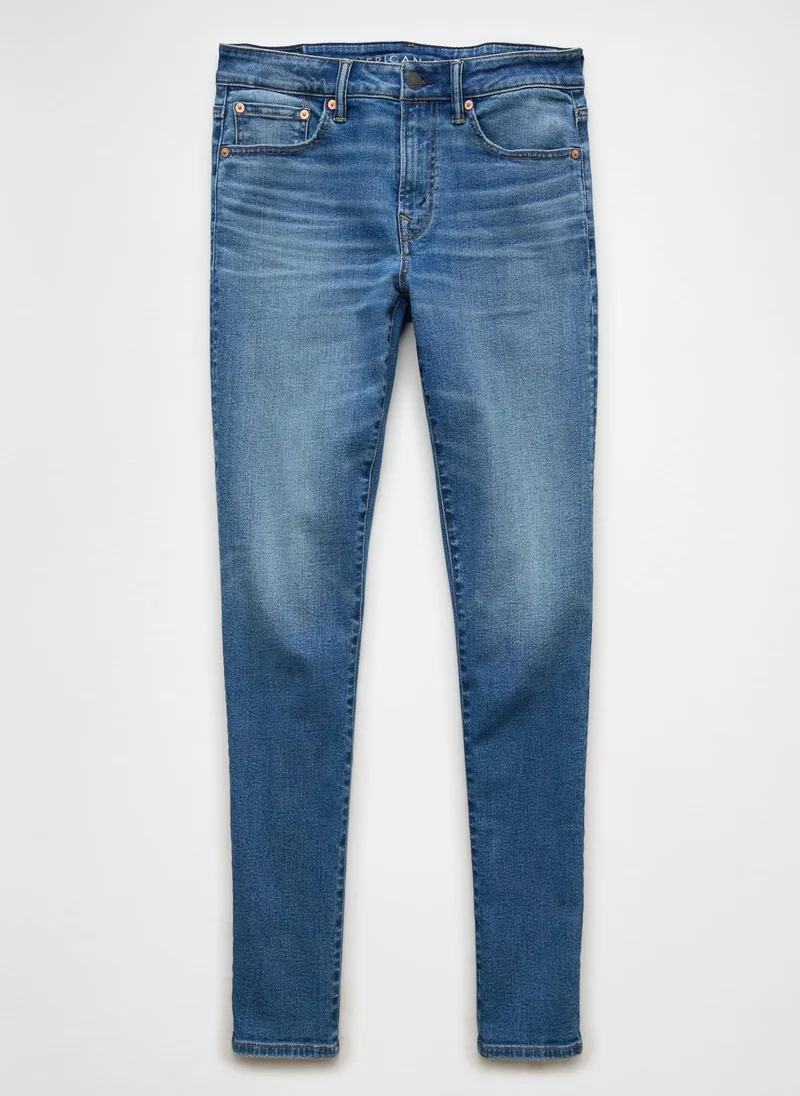 American Eagle Mid Wash Skinny Fit Jeans