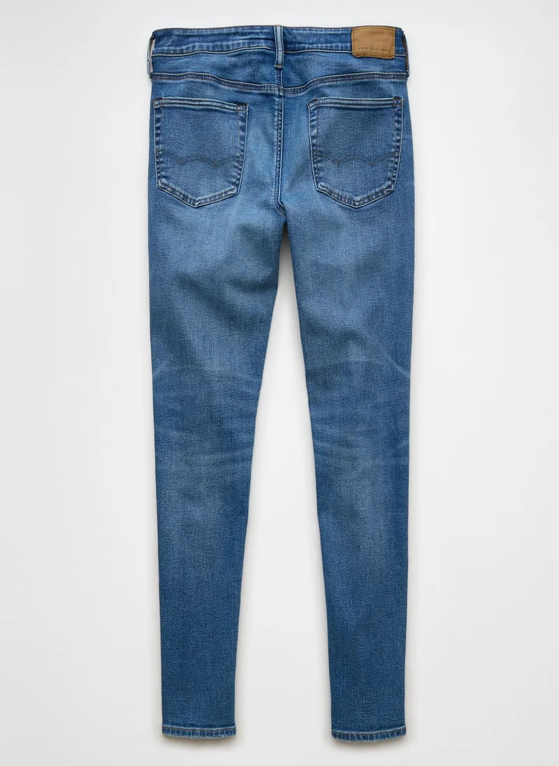 American Eagle Mid Wash Skinny Fit Jeans