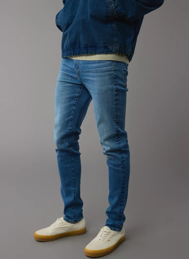 American Eagle Mid Wash Skinny Fit Jeans