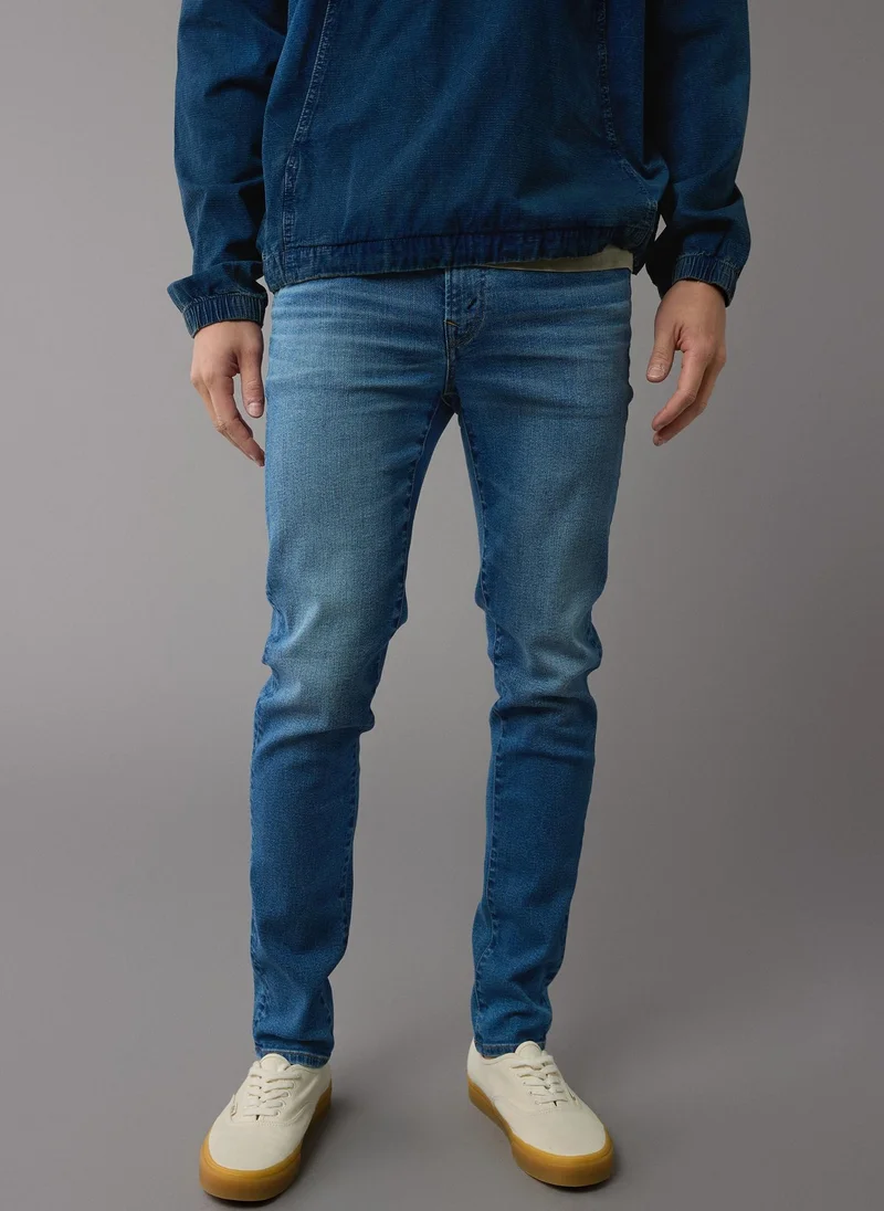 American Eagle Mid Wash Skinny Fit Jeans