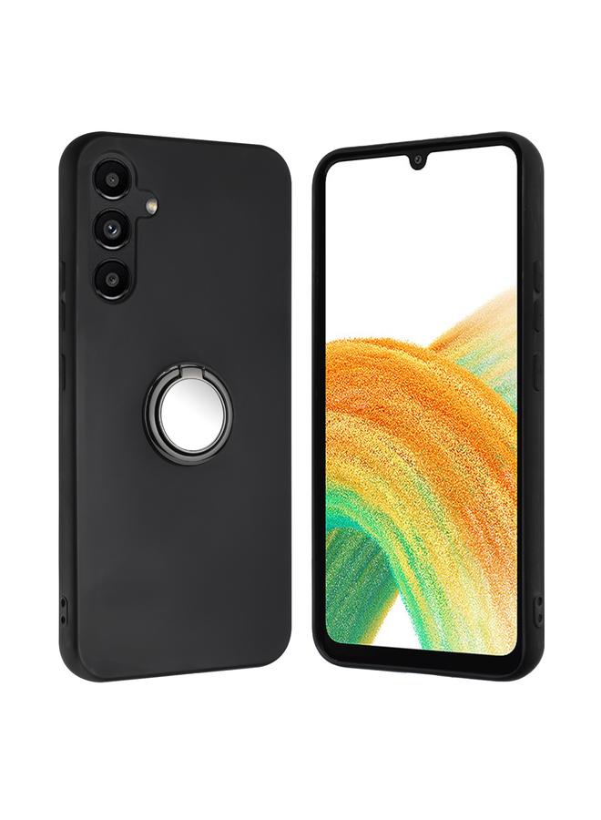 S-TOP Case For Samsung Galaxy S24 5G Matte Ring Holder TPU Phone Case - Image 1