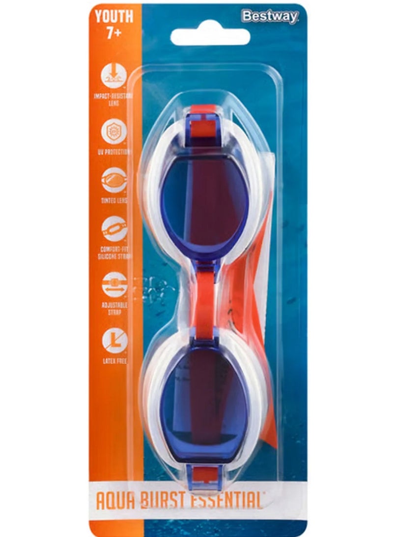 Bestway Aqua Burst Essential Swimming Goggles For Youth 7+ Assorted Colors - Image 2