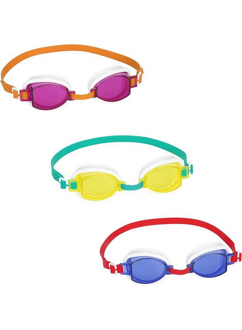 Bestway Aqua Burst Essential Swimming Goggles For Youth 7+ Assorted Colors - Image 4