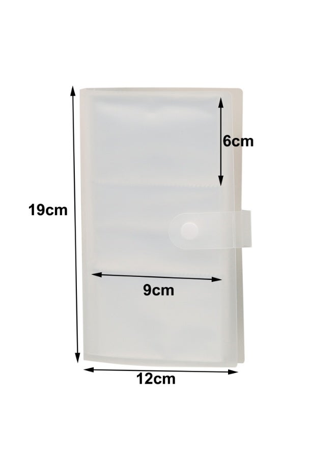 120 Slots Transparent Photo Album Mini Polaroid Album Photo Card Train Ticket Card Collection Book Jewelry Card Album Photocards Holder - Image 2