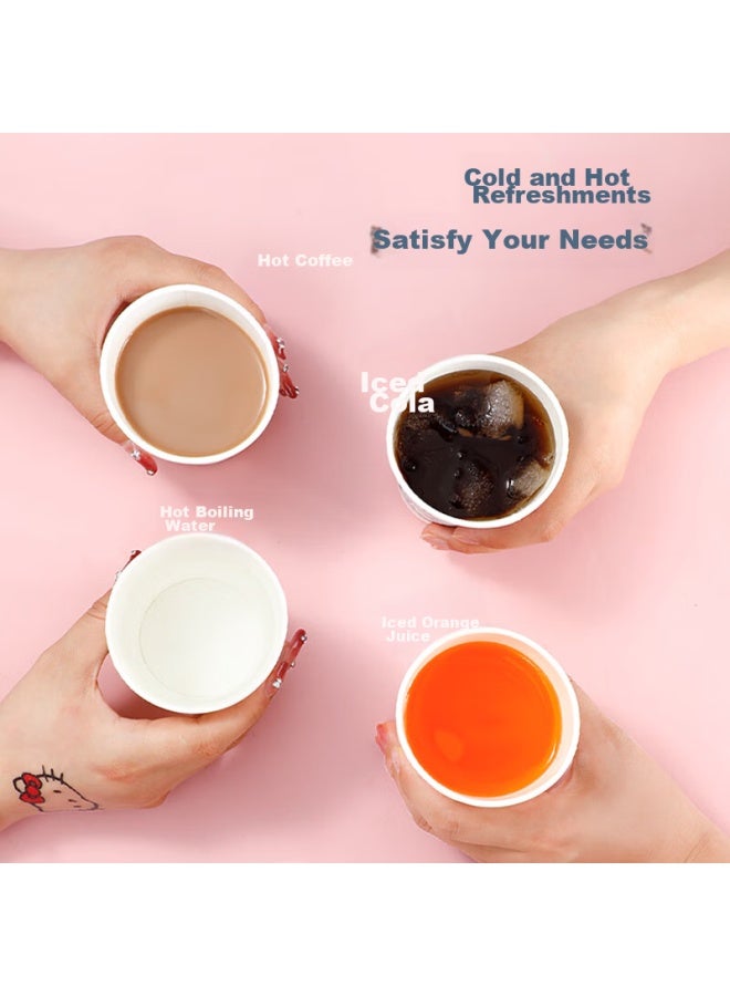 Yekee Disposable Paper Cups Sanrio Collaboration Thickened Business And Home Family Pack 250ml 400 Count Jd-8958 - Image 2