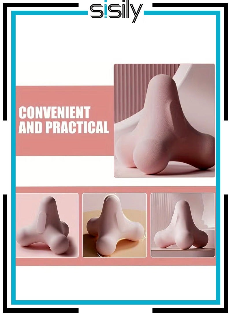 سيسلي كرة تدليك عضلية من TPE لتخفيف التوتر والشد – كرة تخفيف آلام العضلات لليوغا واللياقة، للتدليك في الظهر والرقبة والقدم - Image 1