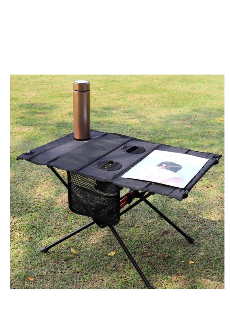BlueFire 2025 Upgraded Folding Camping Mesh Table with Aluminum Carry Bag – Lightweight Small Portable Picnic Table, Compact Folding Outdoor Table for Camping, Beach, Hiking, BBQ, Fishing, Travel, and Party Use – Sturdy Aluminum Frame, Easy Carry & Quick Setup - Image 5