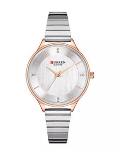 9041 Brand Luxury Waterproof Women's Watch with Quartz Ladies Wrist Watch Silver