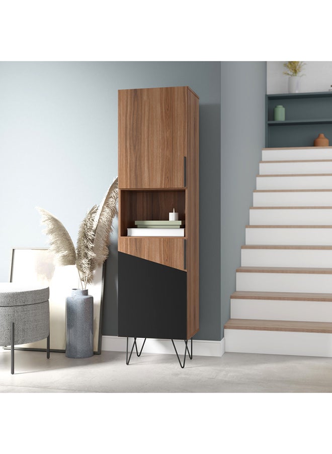 Tucano - Cabinet - Mdp 15Mm Color Nutbrown/Black 36.5 x 44.5 x 171 cm - Image 1