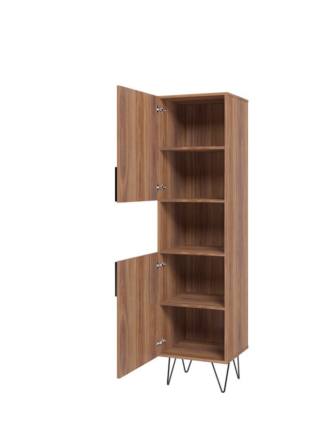 Tucano - Cabinet - Mdp 15Mm Color Nutbrown/Black 36.5 x 44.5 x 171 cm - Image 1