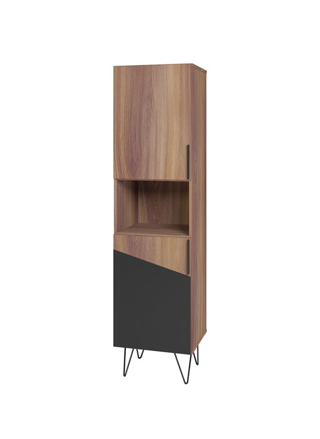 Tucano - Cabinet - Mdp 15Mm Color Nutbrown/Black 36.5 x 44.5 x 171 cm - Image 1