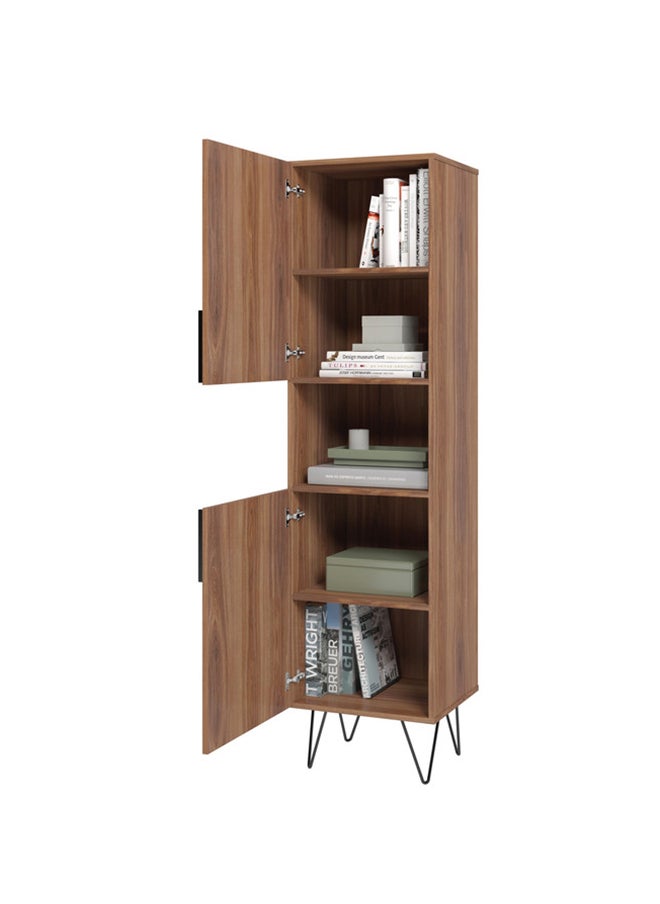 Tucano - Cabinet - Mdp 15Mm Color Nutbrown/Black 36.5 x 44.5 x 171 cm - Image 1
