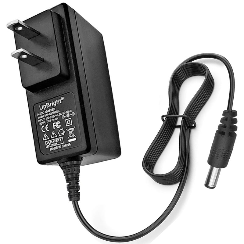 UpBright 9V AC/DC Adapter Compatible with Dymo 15519 Rhino Pro 3000 4200 5000 5200 6000 6500 Printer LabelManager LM450 100 110 150 160 200 250 350 400 LT-100H LT-100T LP200 1000 DSA-0151A-09 A DVE PS - Image 1