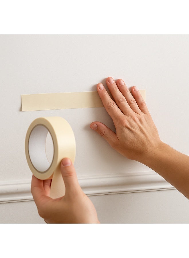 روكو شريط لاصق روكو ٥ سم × ٢٢٫٩ متر – لاصق قوي، سهل التمزق، للاستخدام في الدهانات والمكتب والاستخدام العام - Image 2