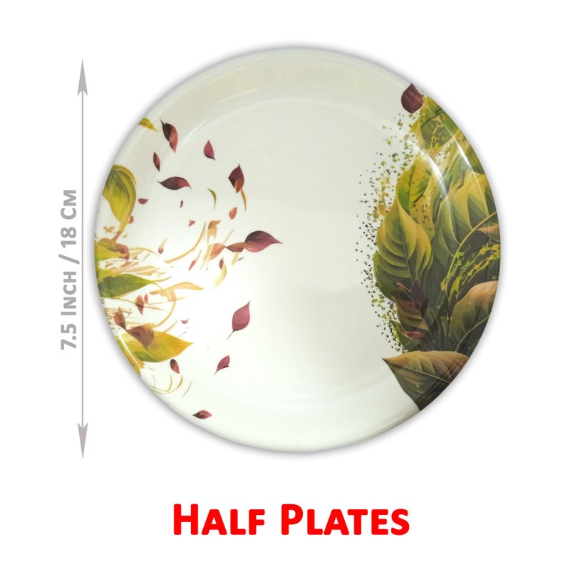 Inpro 16 Pcs Melamine Dinner Set (4 Full Plate, 4 Half Plate, 4 Bowl, 4 Spoon).Melamine dinnerware-Melamine Tableware-Melamine Dish Set-Melamine serveware - Image 5