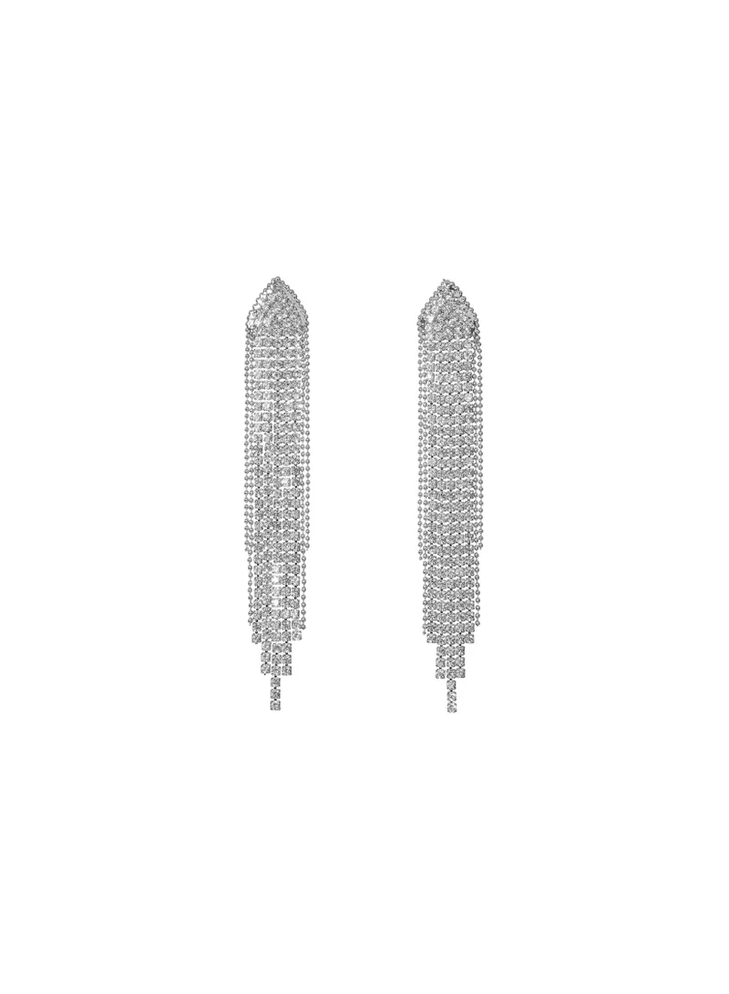Bella Barnett Rosie Diamond Tassel Maxi Earrings
